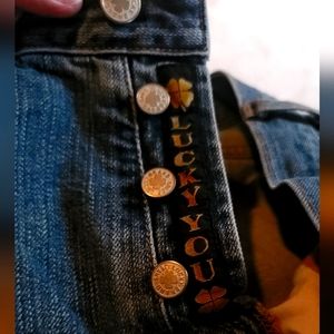 Lucky Brand Dungagrees size 33